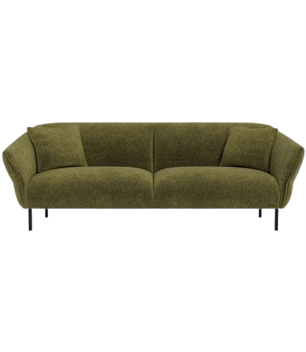 Chesterfield Velvet 3 Seater Sofa -  Light Grey