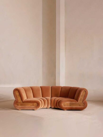 Noelle Modular Curved Sofa